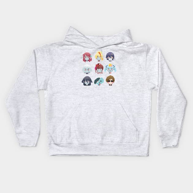 Zombieland Saga v2 Kids Hoodie by annimedit